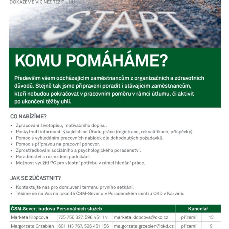 Startuje program Nová šichta